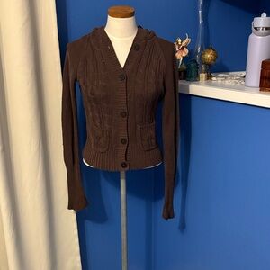 SO Women's Chocolate Brown Cardigan